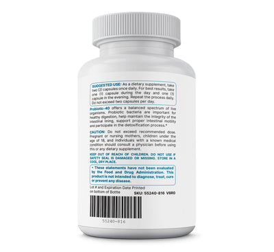 Probiotic-40 with 40 Billion CFU