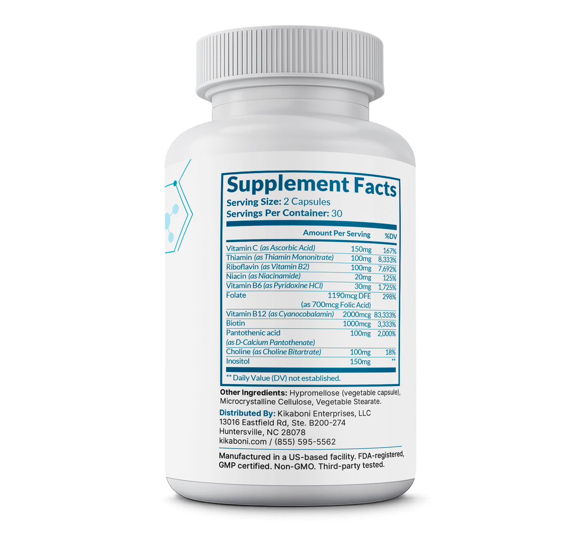 B-Complex Plus with Vitamin B-12 & Biotin