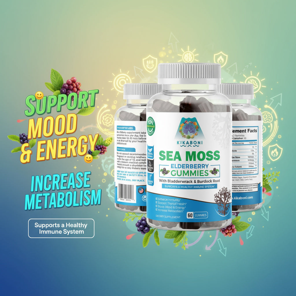 Elderberry Sea Moss Gummies Help You With: