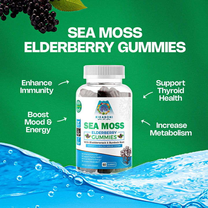 Elderberry Sea Moss Gummies