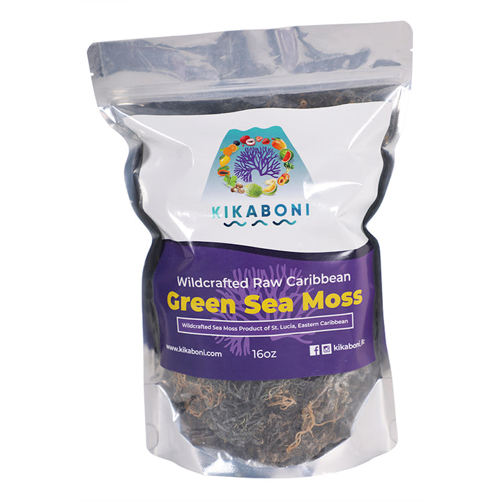Green Wildcrafted Sea Moss