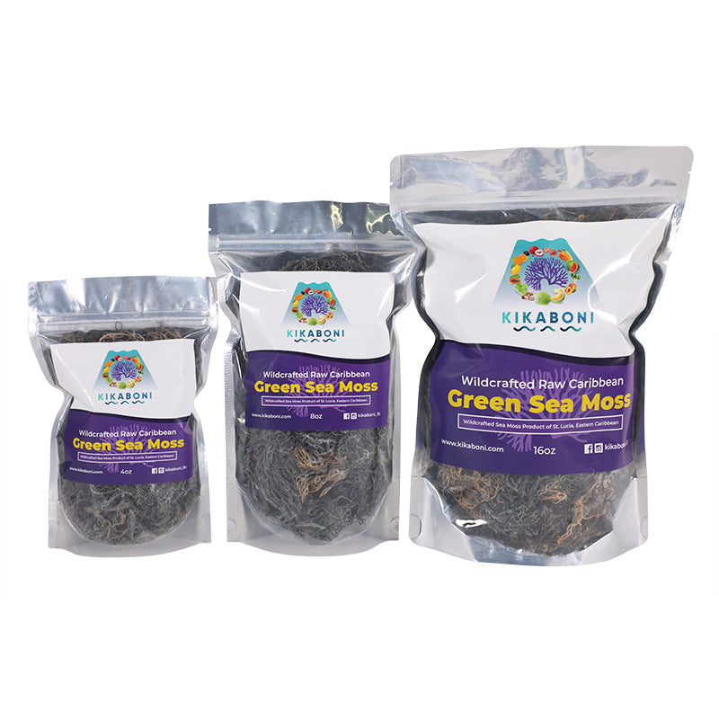 Green Wildcrafted Sea Moss